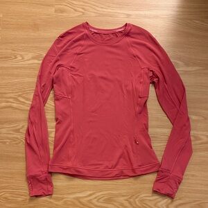 Lululemon Its Rulu Run Long-Sleeve Shirt in Vintage Rose Size 6 NWOT